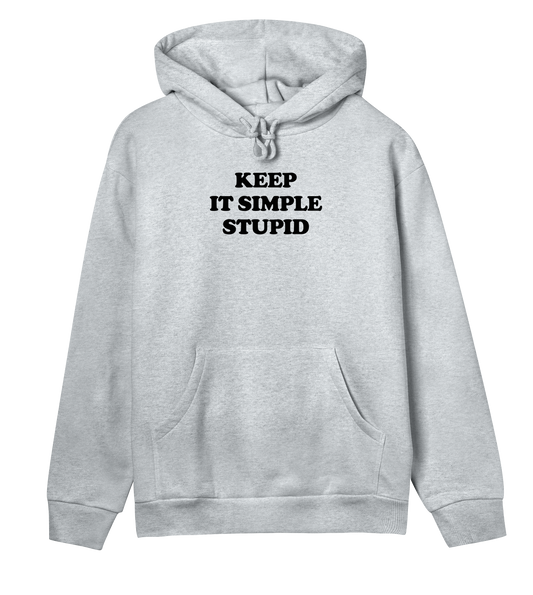 Keep it simple (black on grey w regular)