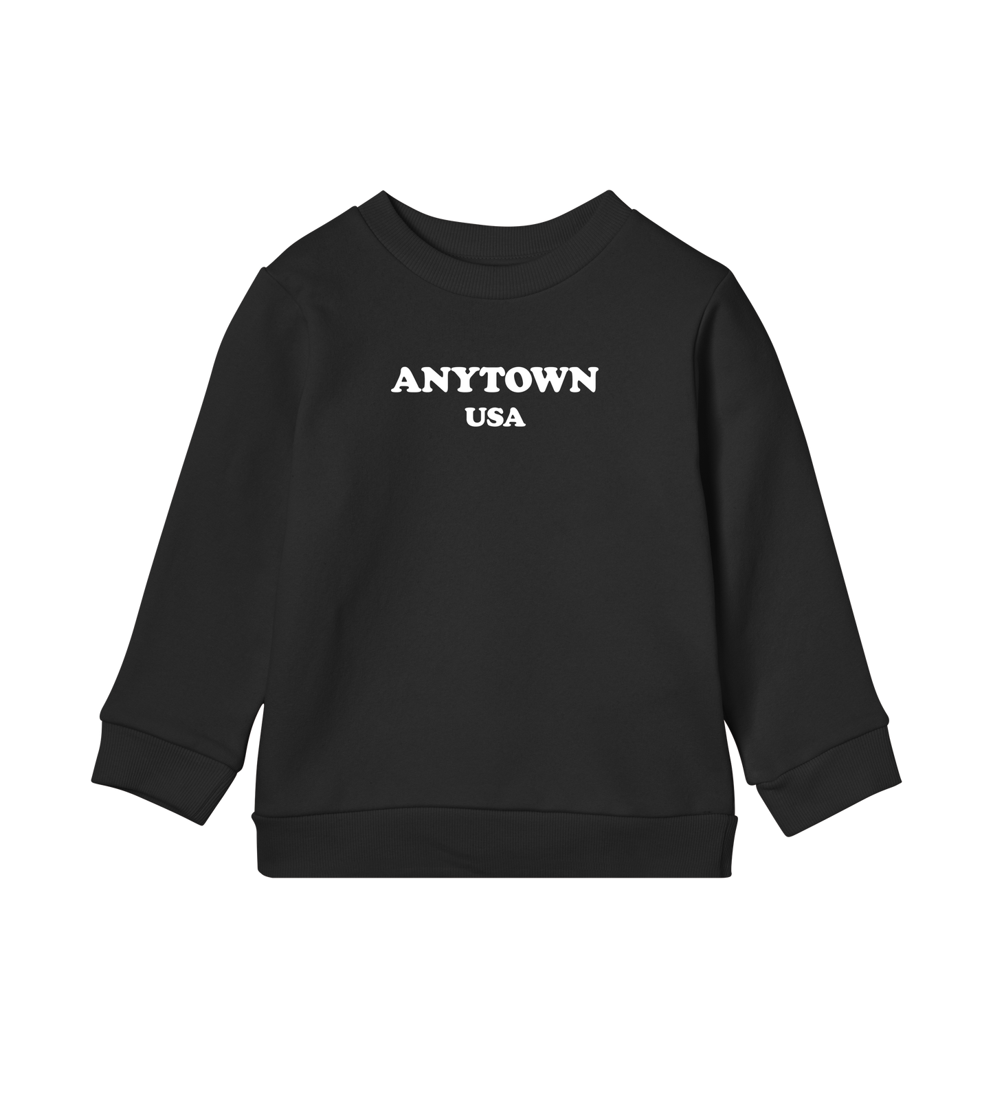 Anytown USA (kids, white print)