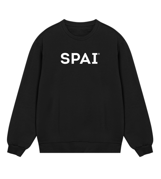 SPAI logo (mens regular, white print)