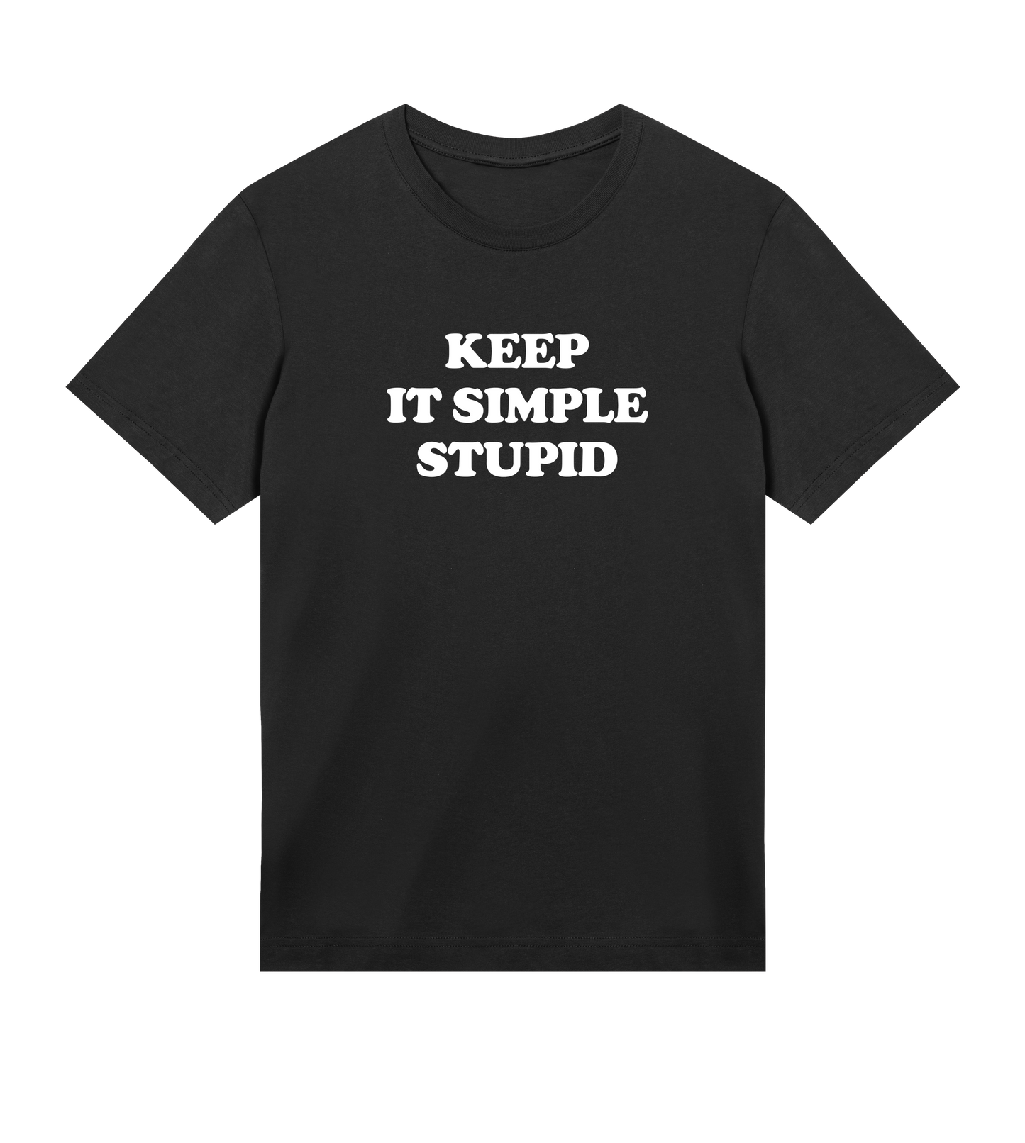 "Keep it simple" (m white)