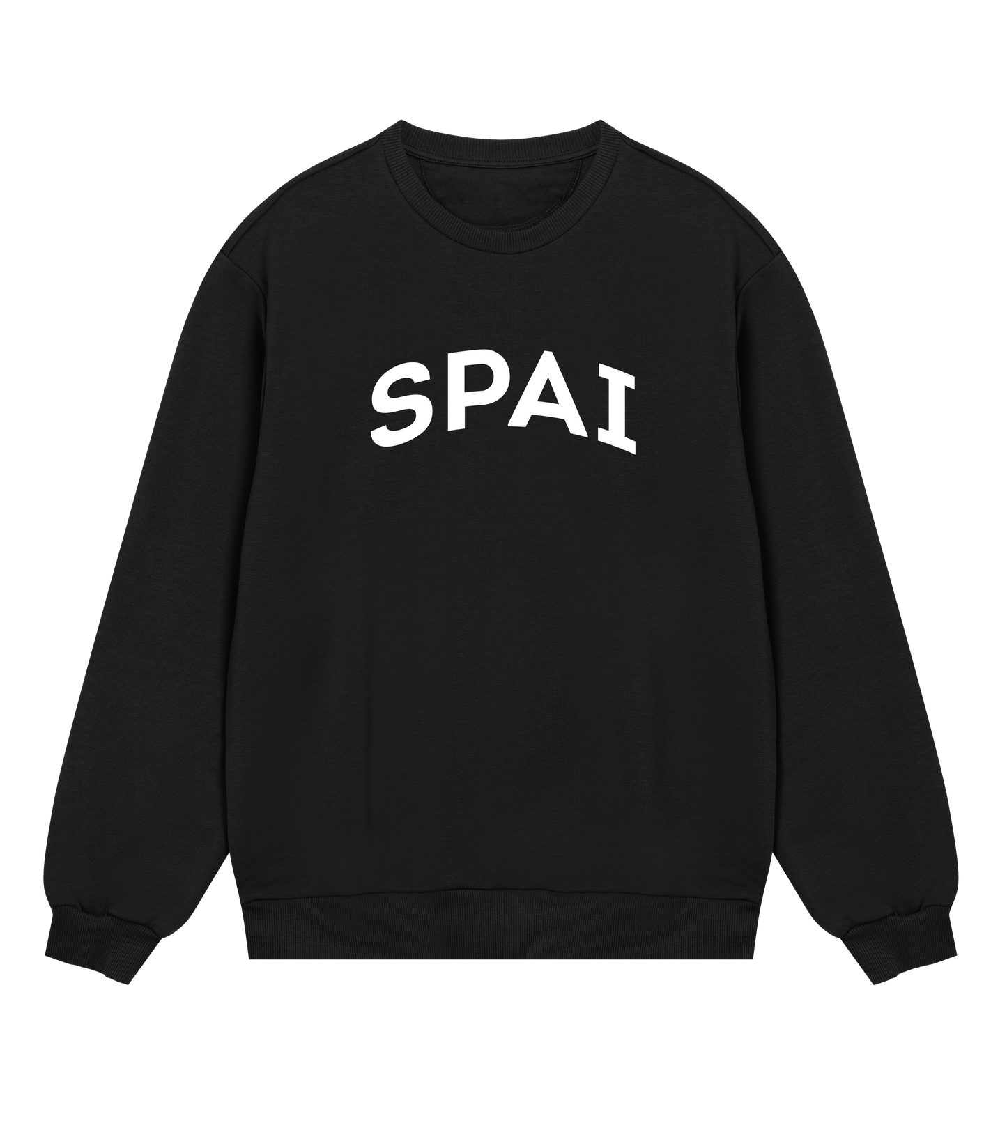 SPAI bent logo (mens regular, white print)