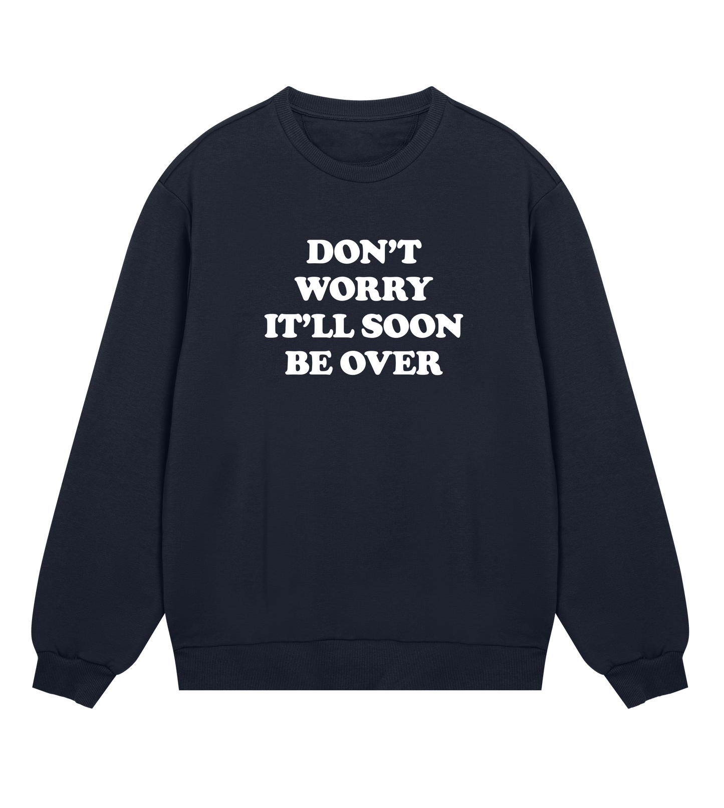 Don't worry (m reg white print)