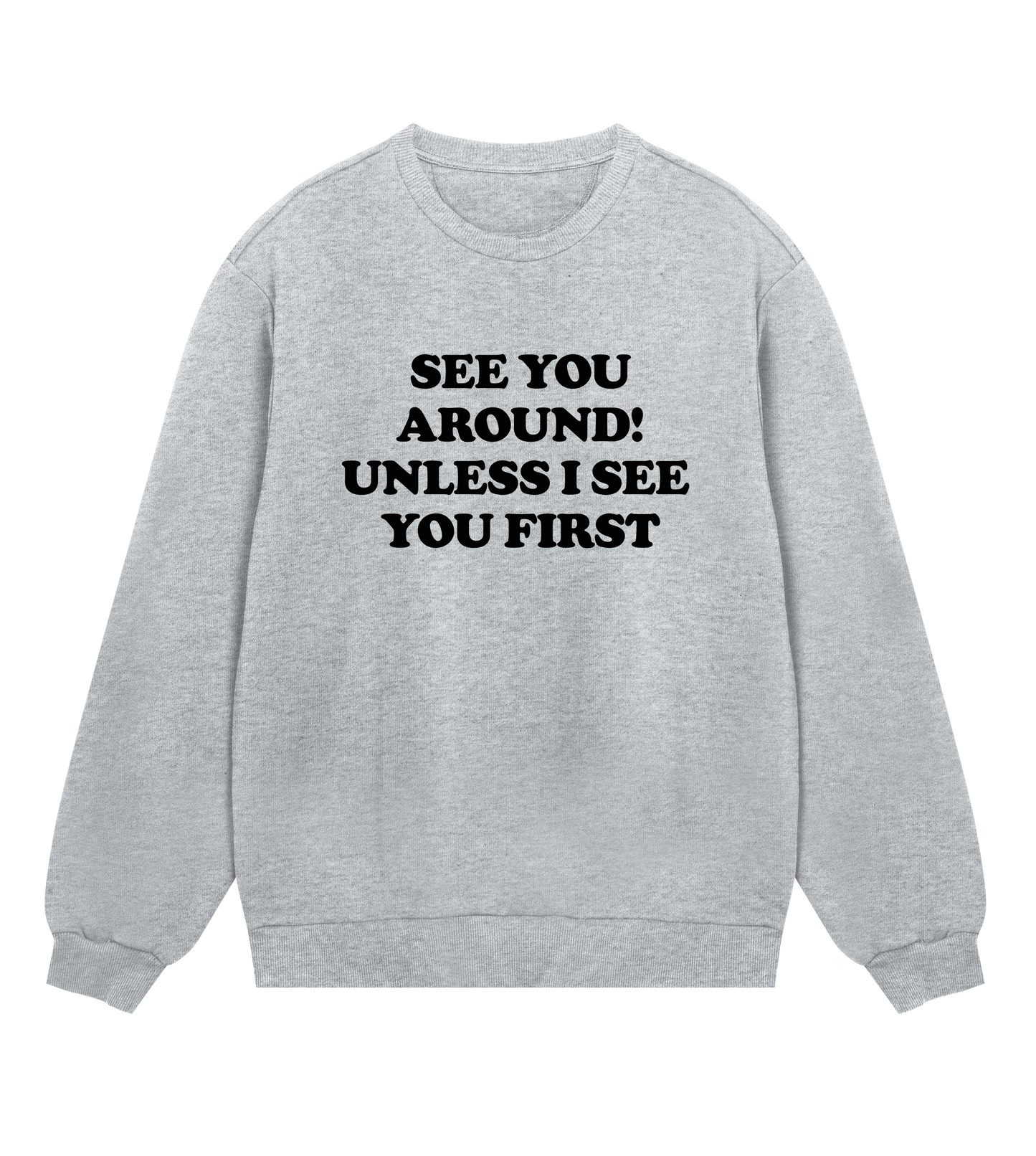 "See you around" (mens regular, black print)