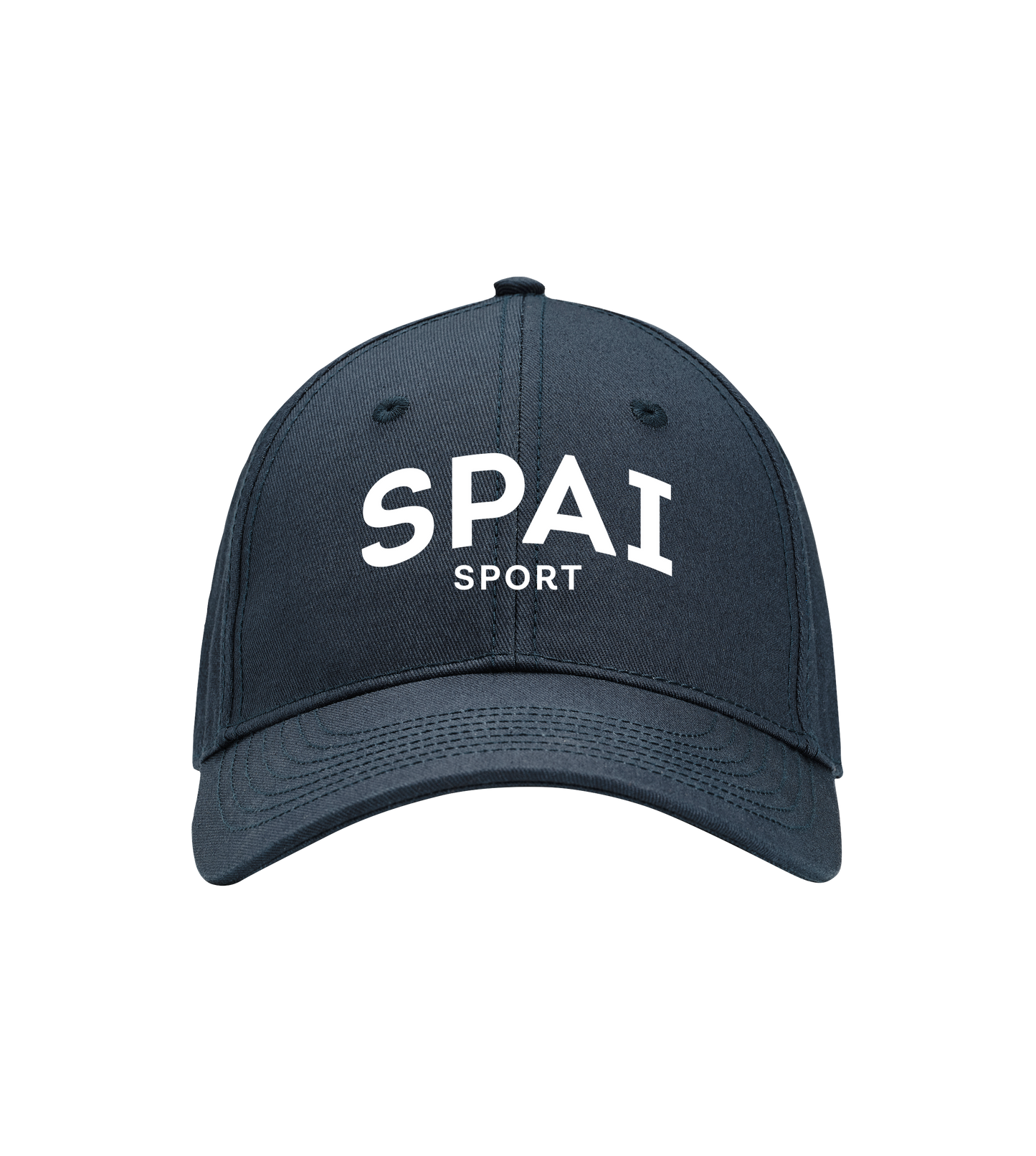 SPAI Sport logo cap (white on blue)