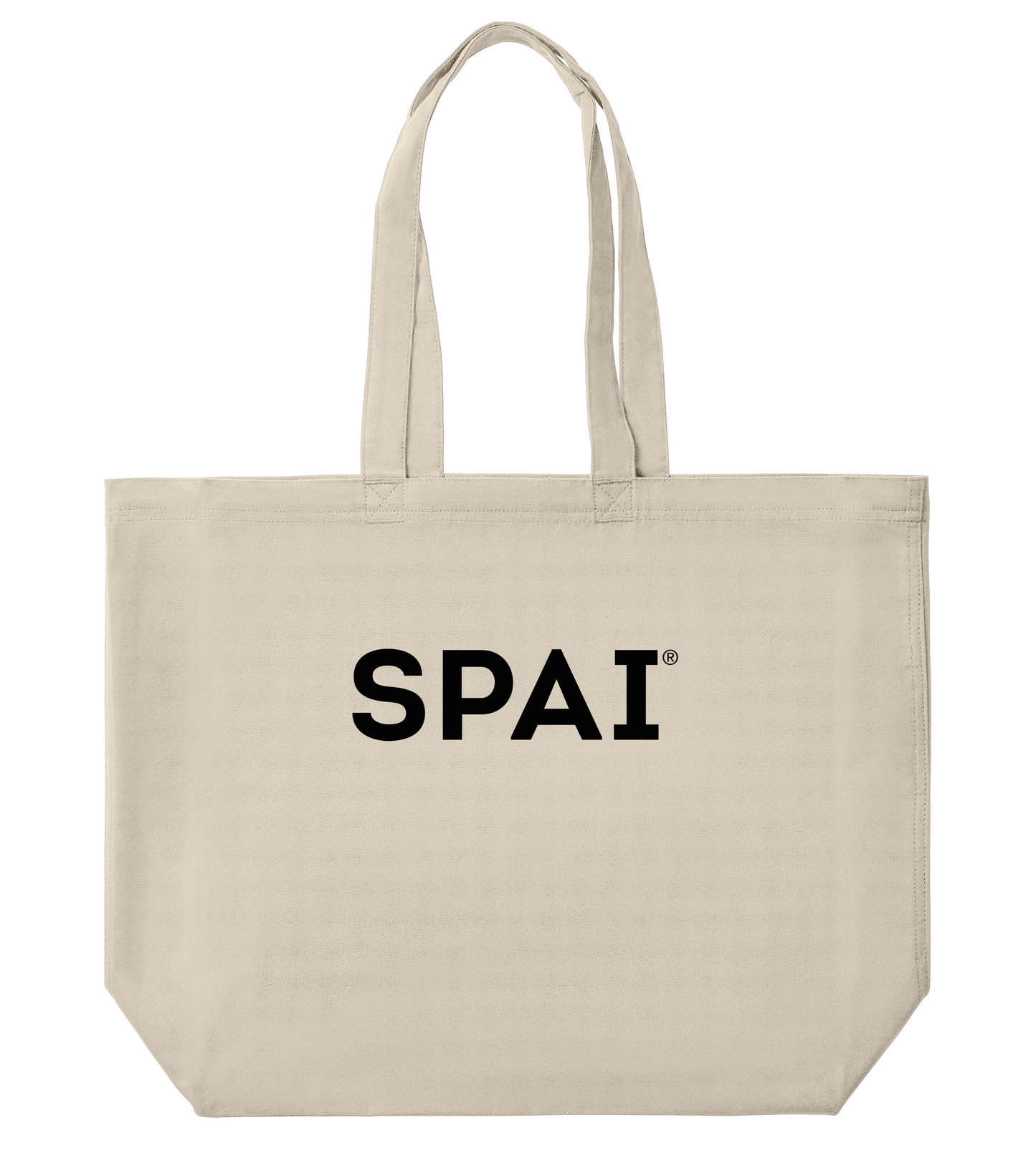 SPAI logo (black on large tote)