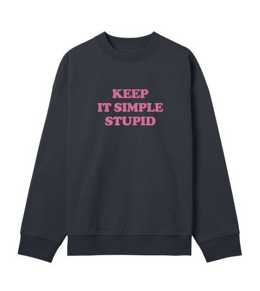 Keep it simple (mens boxy, pink print)