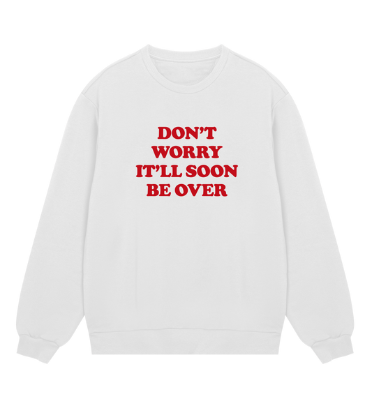 Don't worry (mens regular, red print)