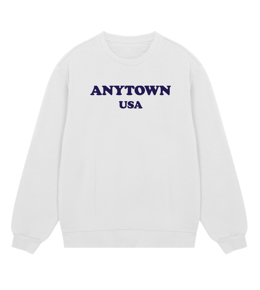 Anytown USA (mens regular, blue print)