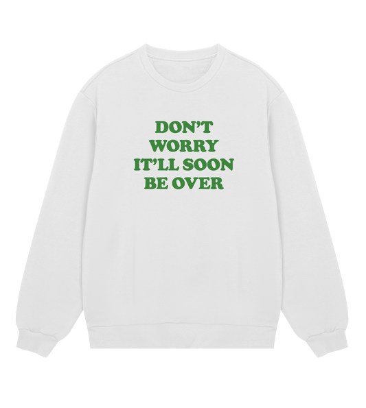 Don't worry (mens regular, green print)