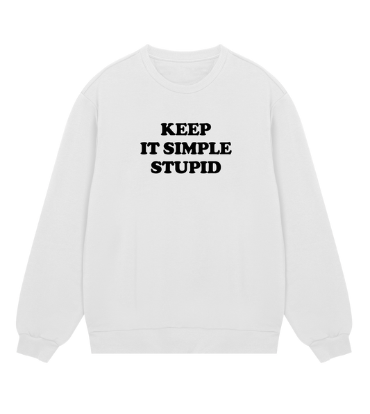 "Keep it simple" (mens regular, black print)