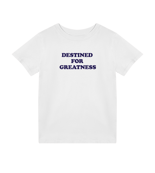 Destined for greatness (kids tee navy blue)